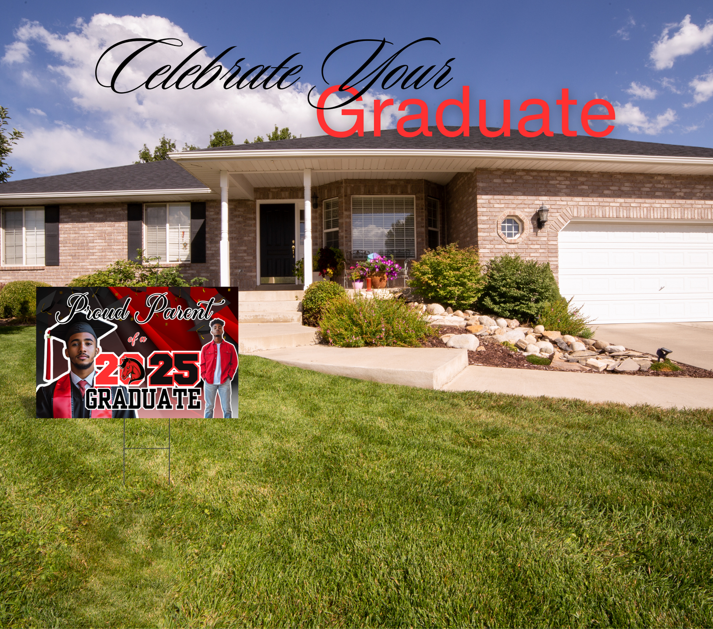 Custom Graduation Parent Yard Sign