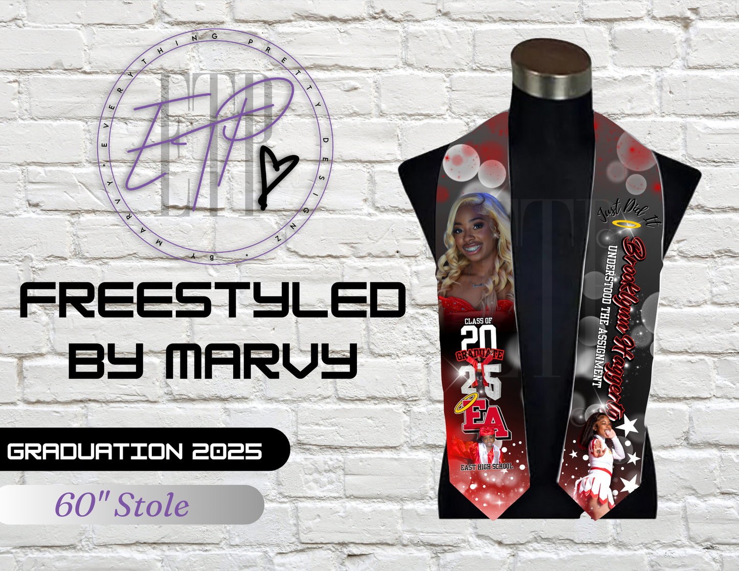 Custom Graduation Stole