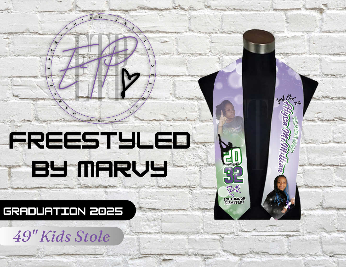 Custom Graduation Stole