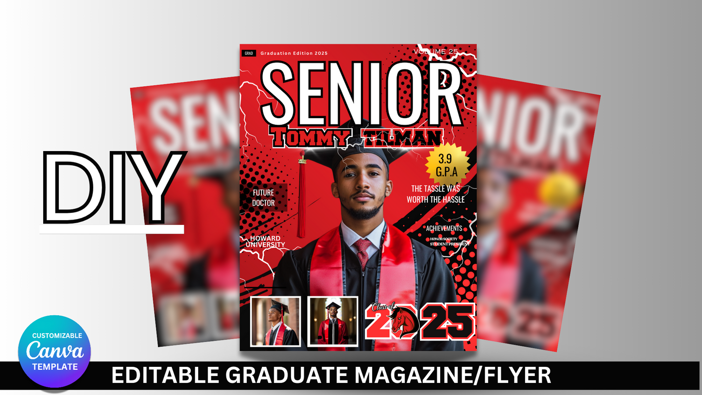 Free Digital Magazine Cover Template