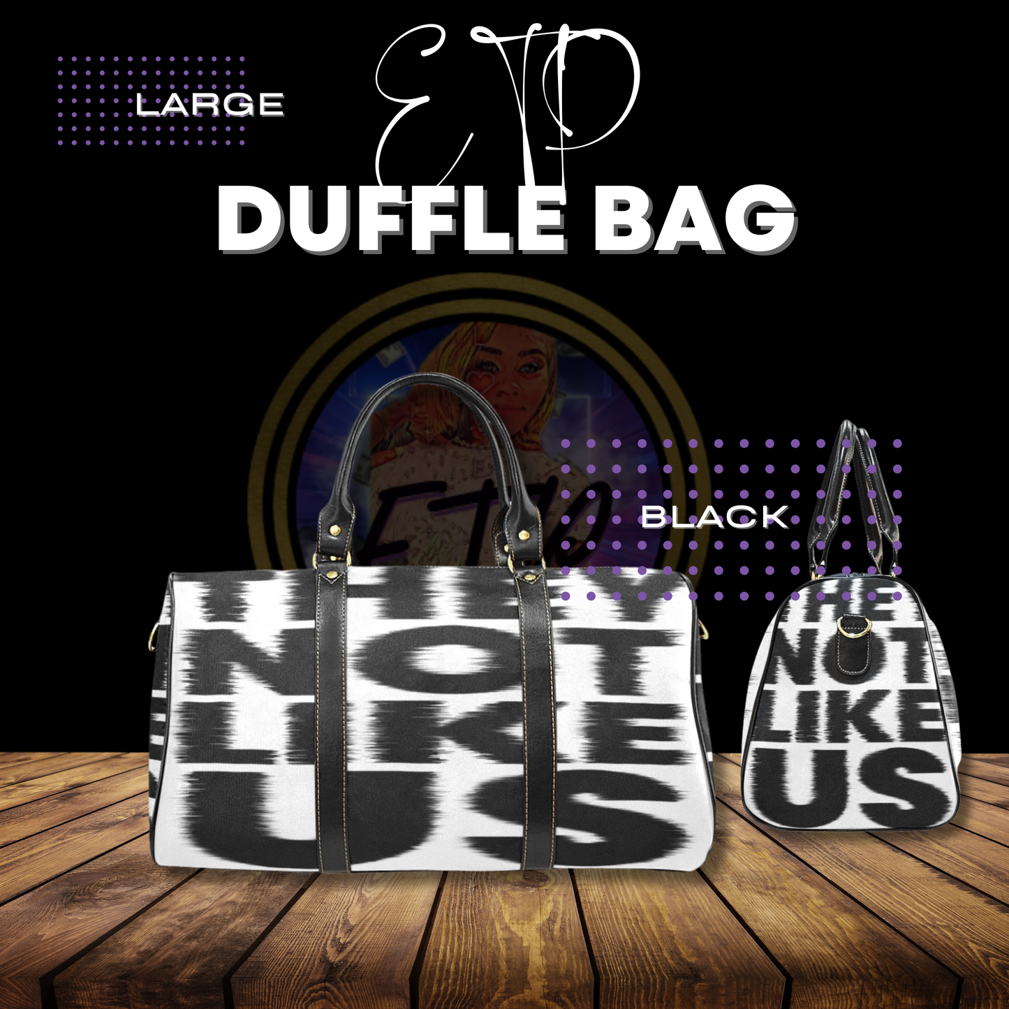 They Not Like Us Duffle New Waterproof Travel Bag