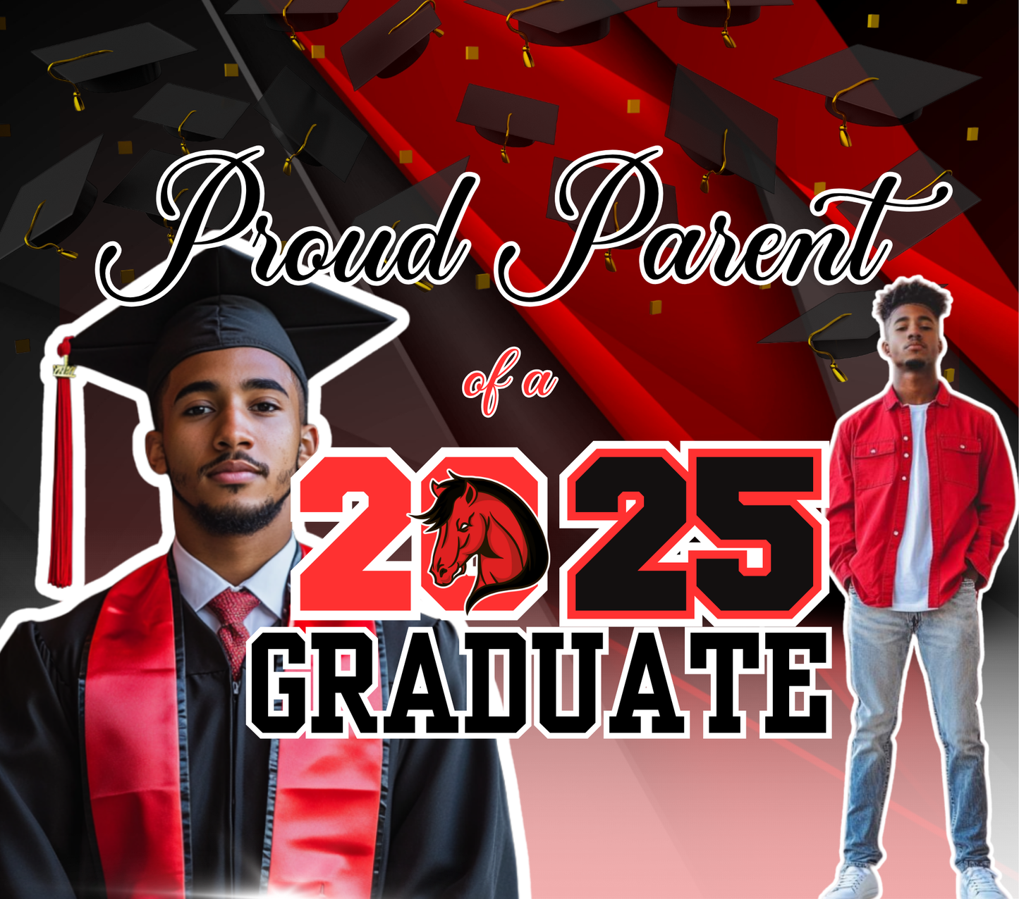 Custom Graduation Parent Yard Sign