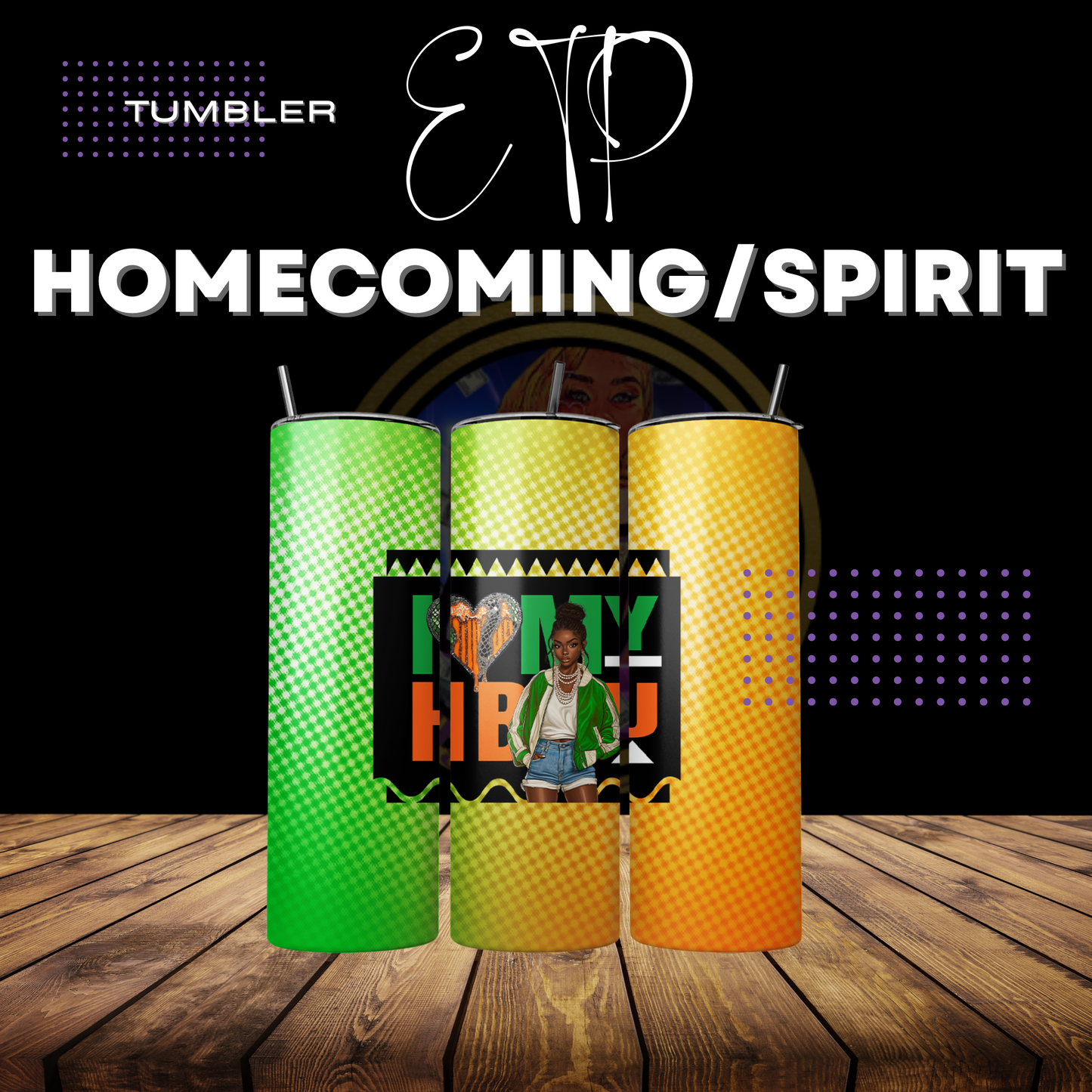 Homecoming I Love My HBCU Tumbler