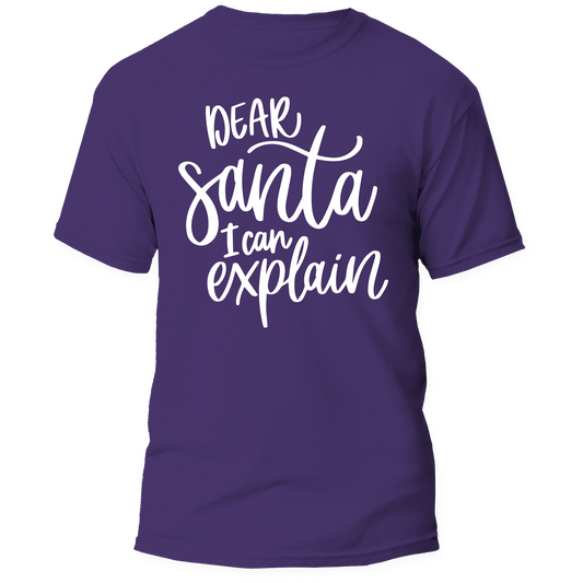 Dear Santa I Can Explain Shirt