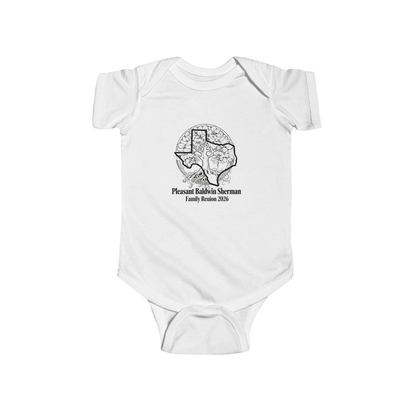 Infant Bodysuit - Pleasant Baldwin Sherman Map Design