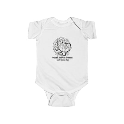 Infant Bodysuit - Pleasant Baldwin Sherman Map Design