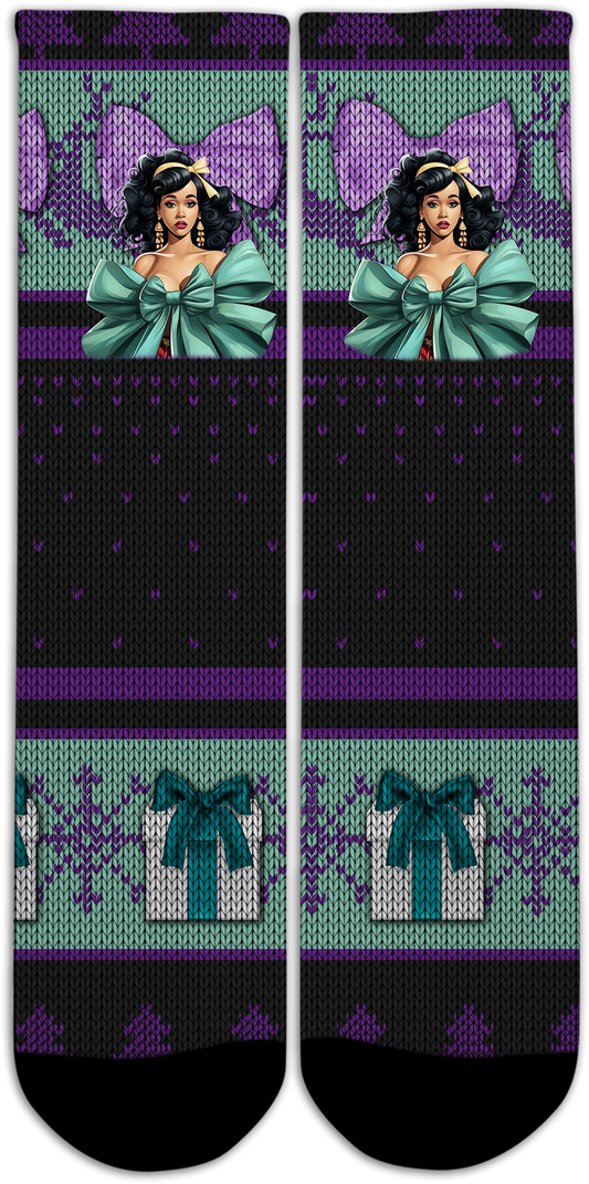 Ugly Christmas Sweater Socks
