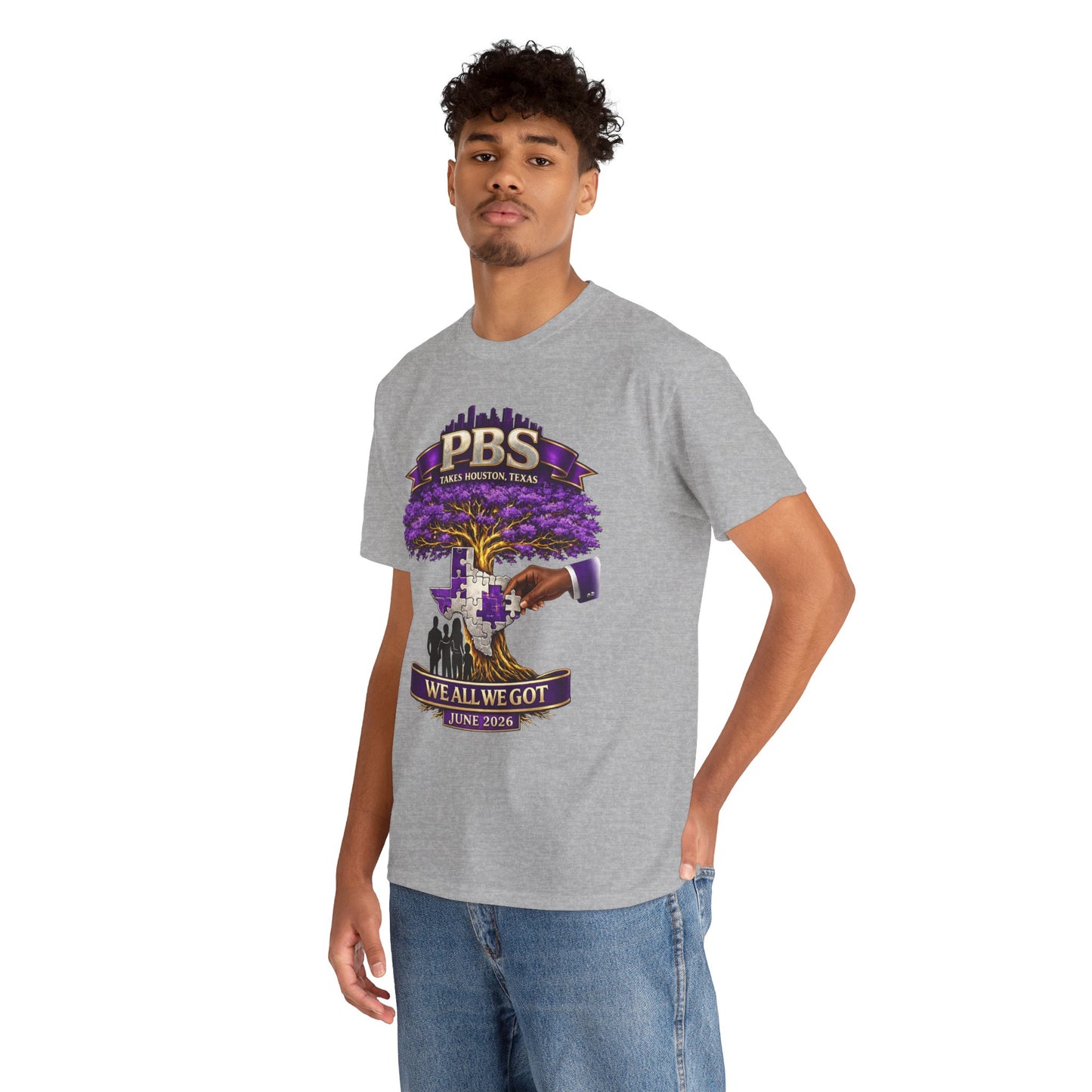 Unisex Heavy Cotton Tee-Family Tree