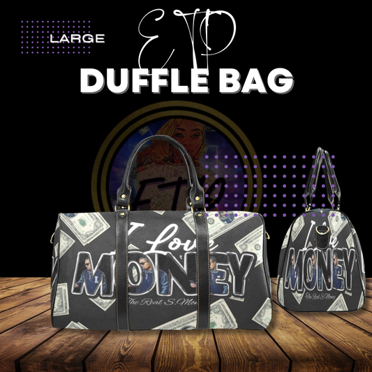 I Love Money- Duffle Bag New Waterproof Travel Bag