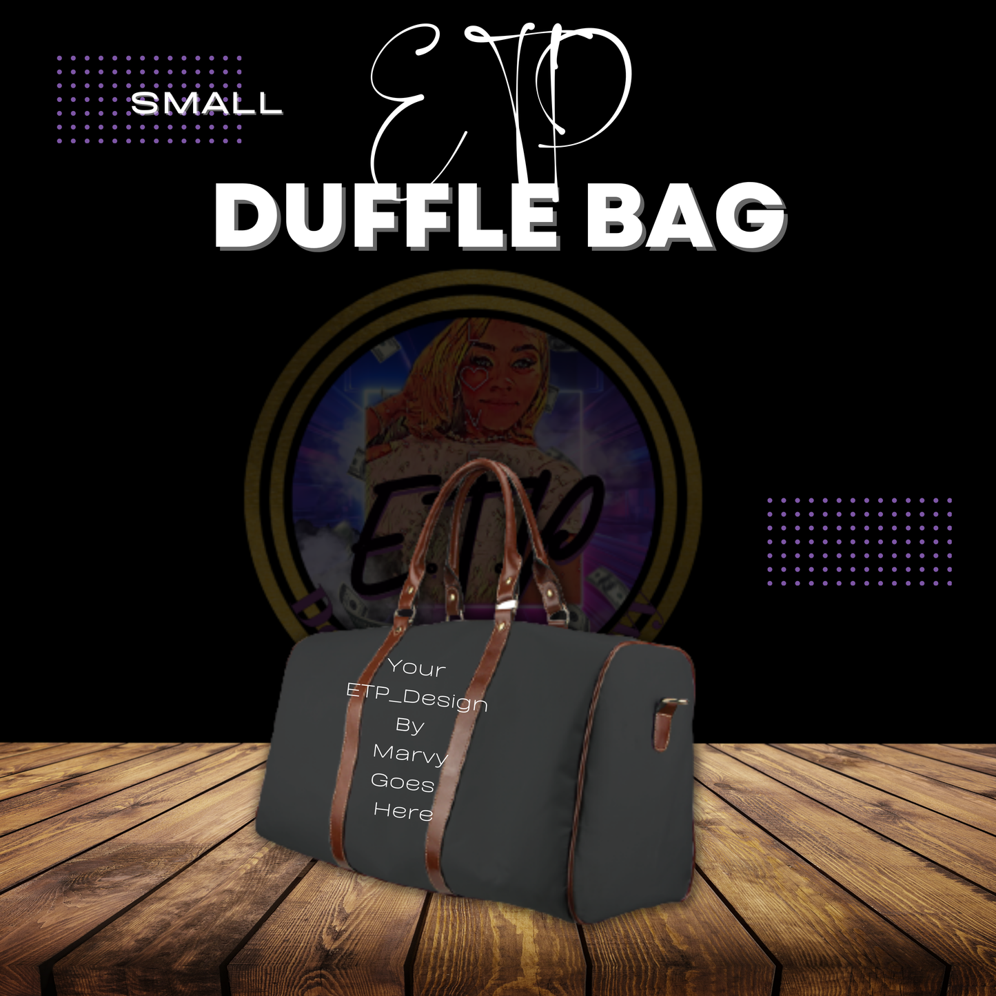 Custom Waterproof Travel Duffle Bag