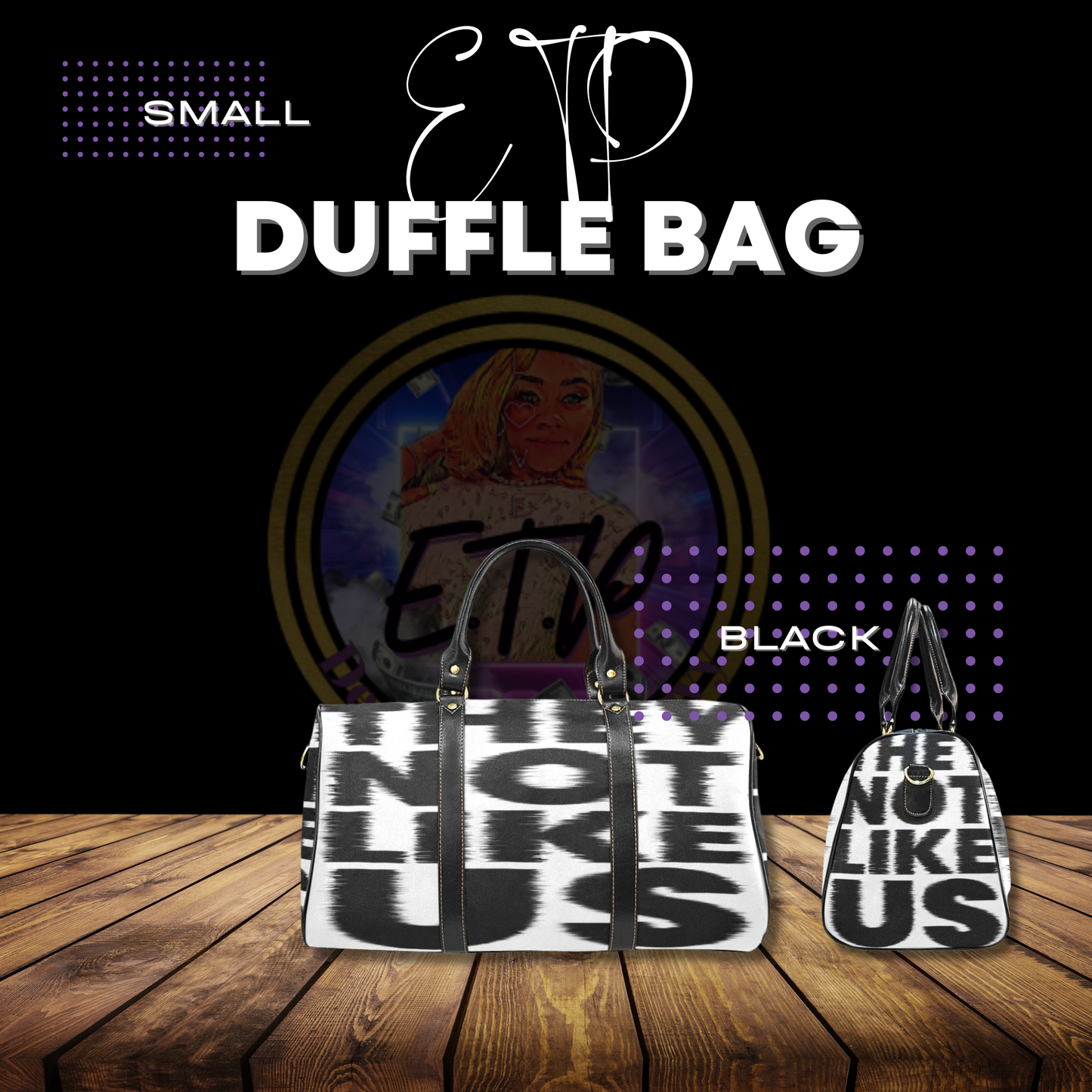 They Not Like Us Duffle New Waterproof Travel Bag