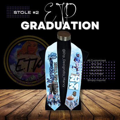 Custom Graduation Stole