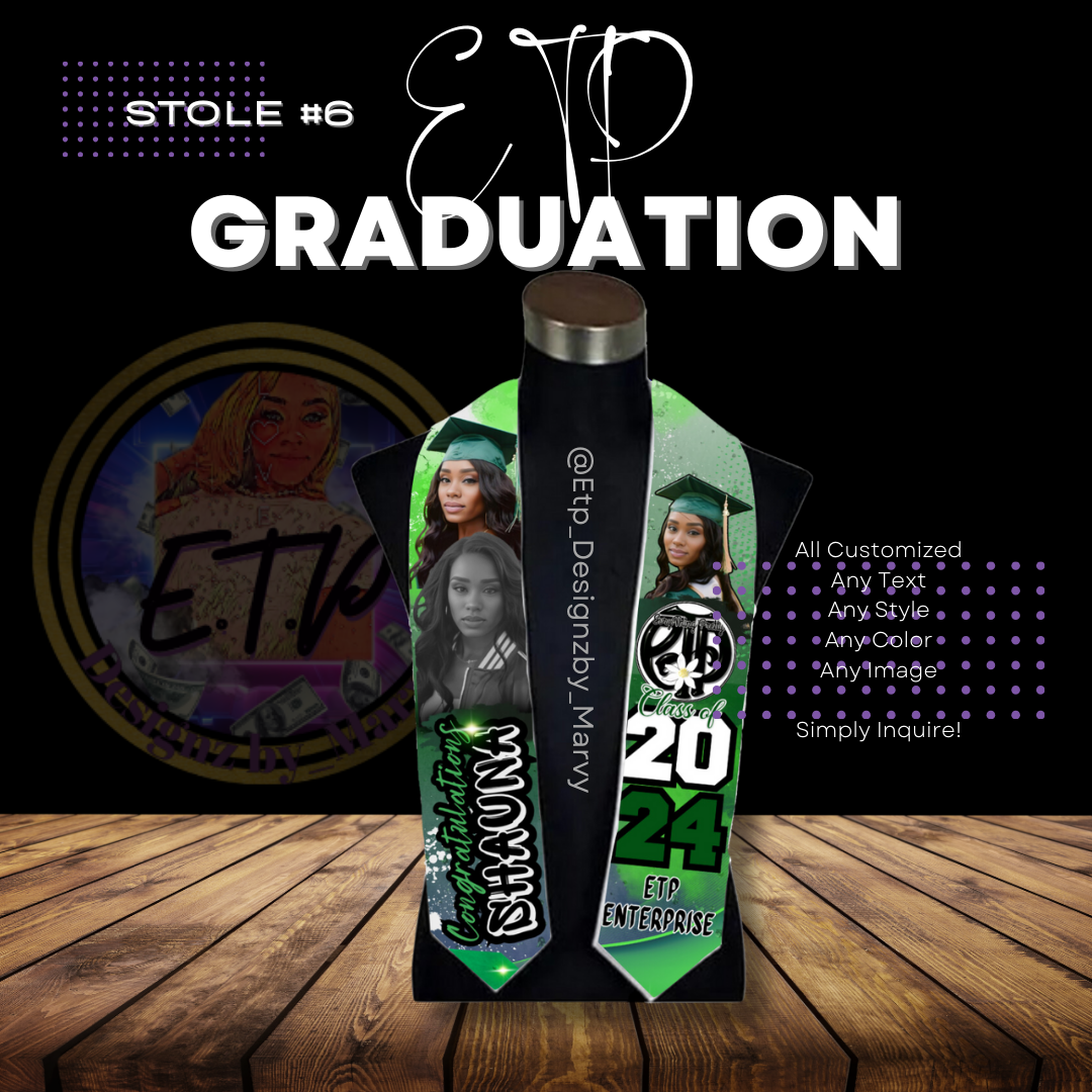 Custom Graduation Stole