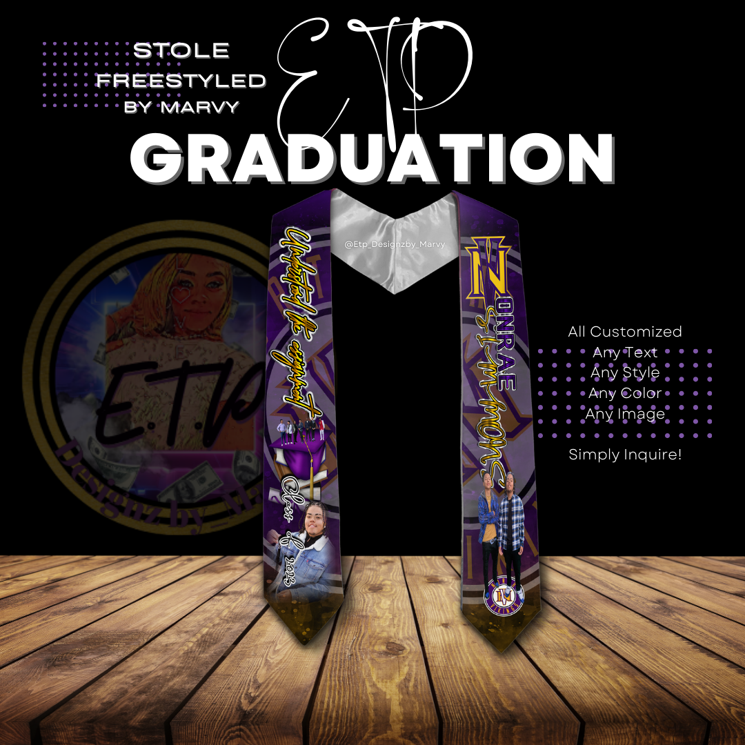 Custom Graduation Stole