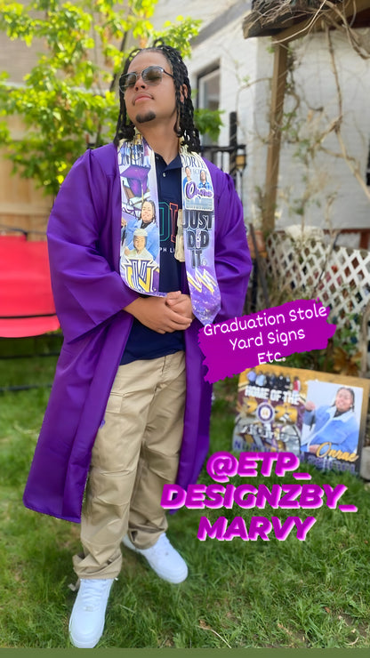 Custom Graduation Stole