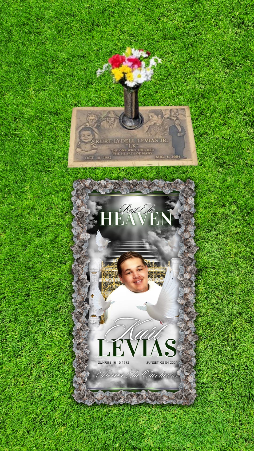 Custom Memorial Grave Blanket