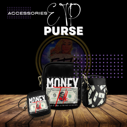 Money Talk-Cross Body Purse