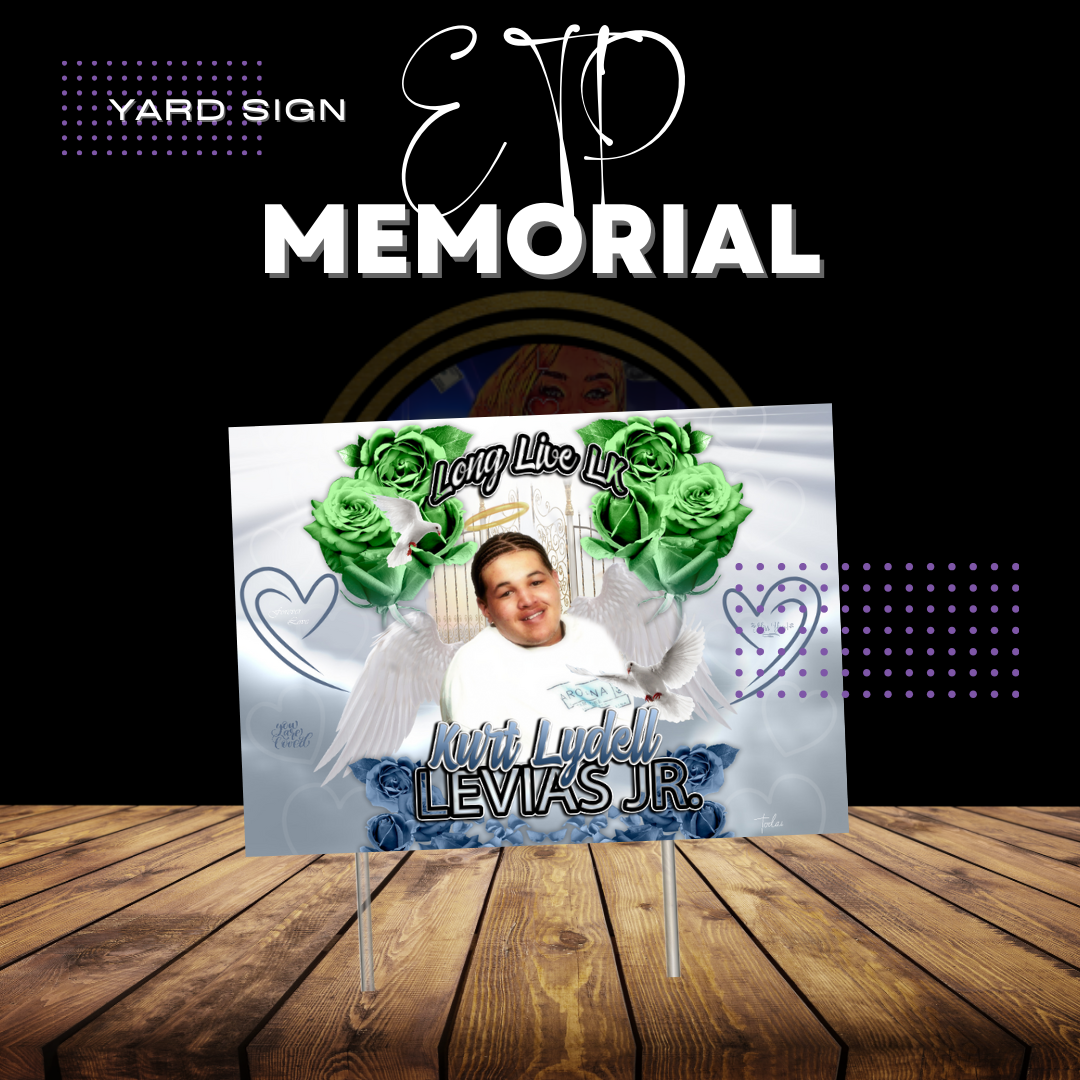 Custom Memorial Yard Sign