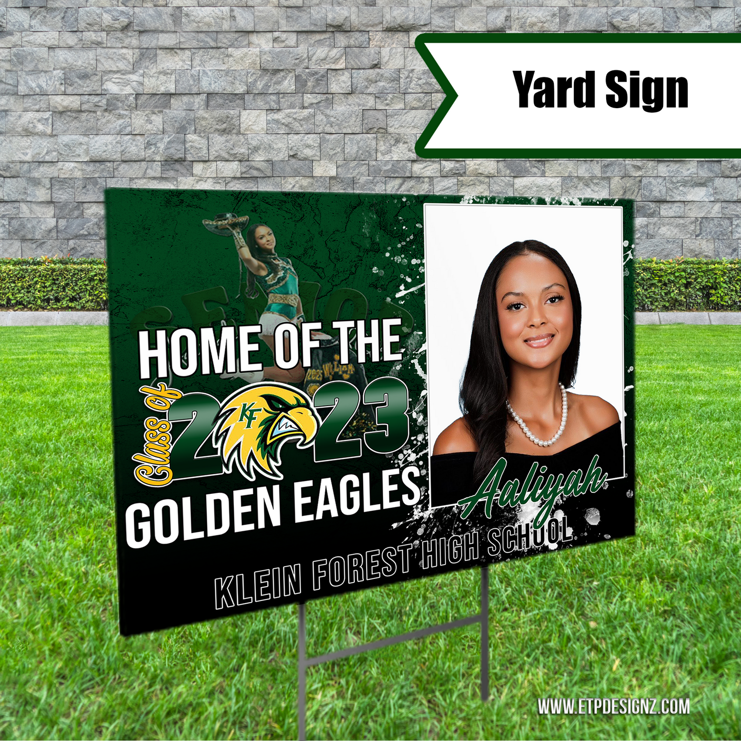 Custom Graduation Yard Sign