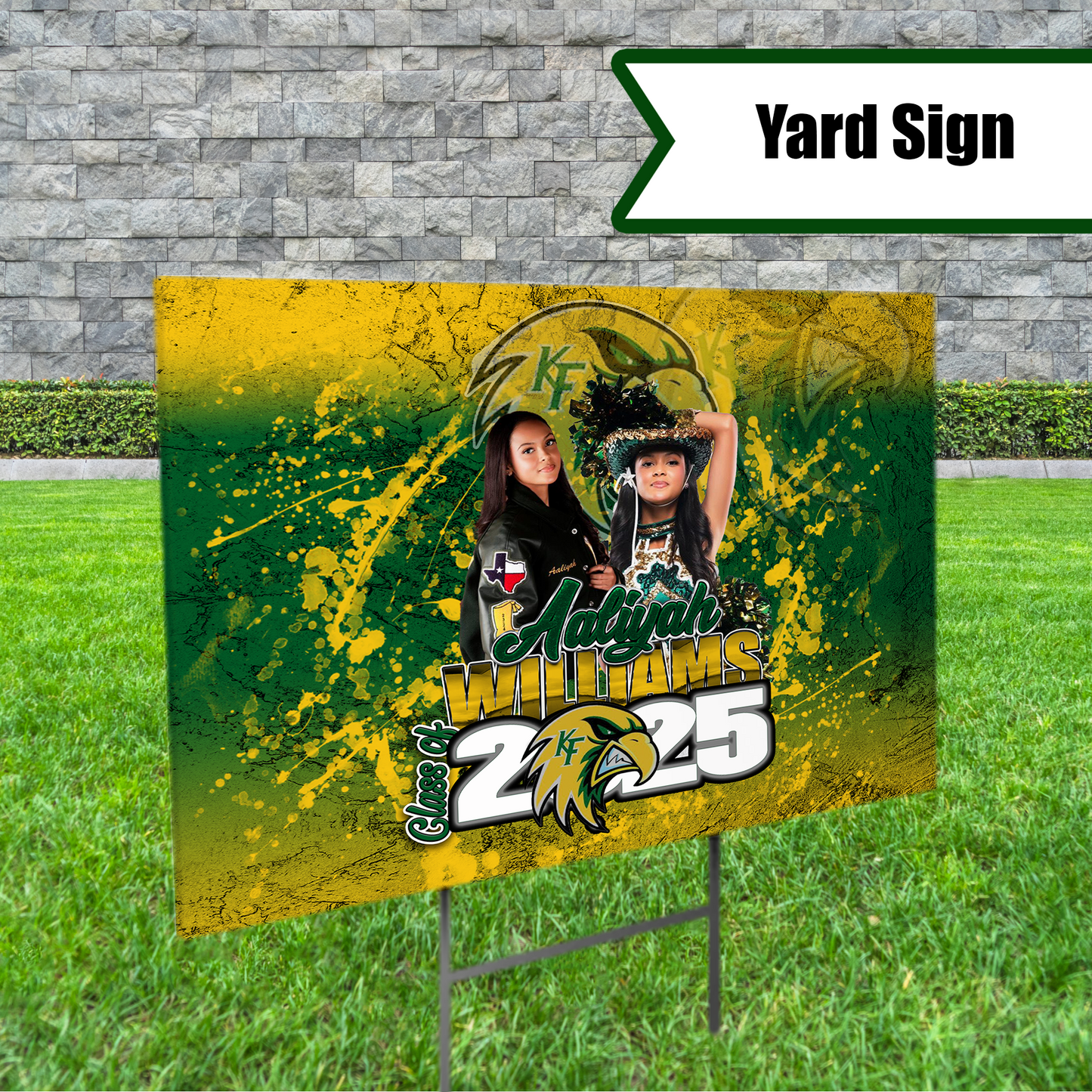 Custom Graduation Yard Sign