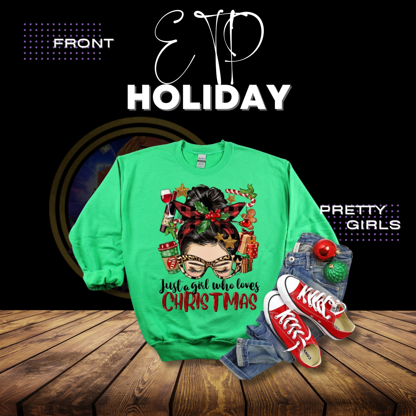 "Just a Girl Who Loves Christmas" Sweater