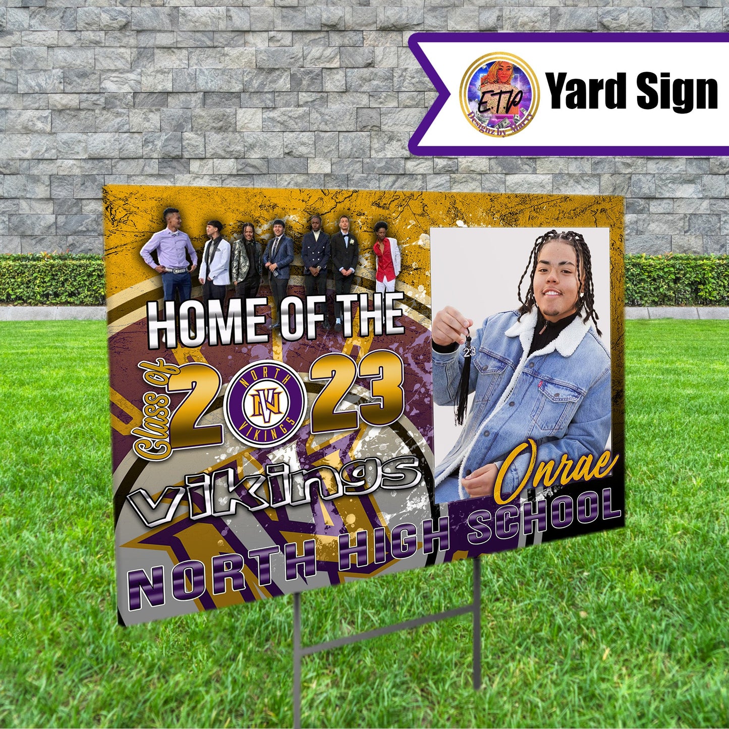 Custom Graduation Yard Sign